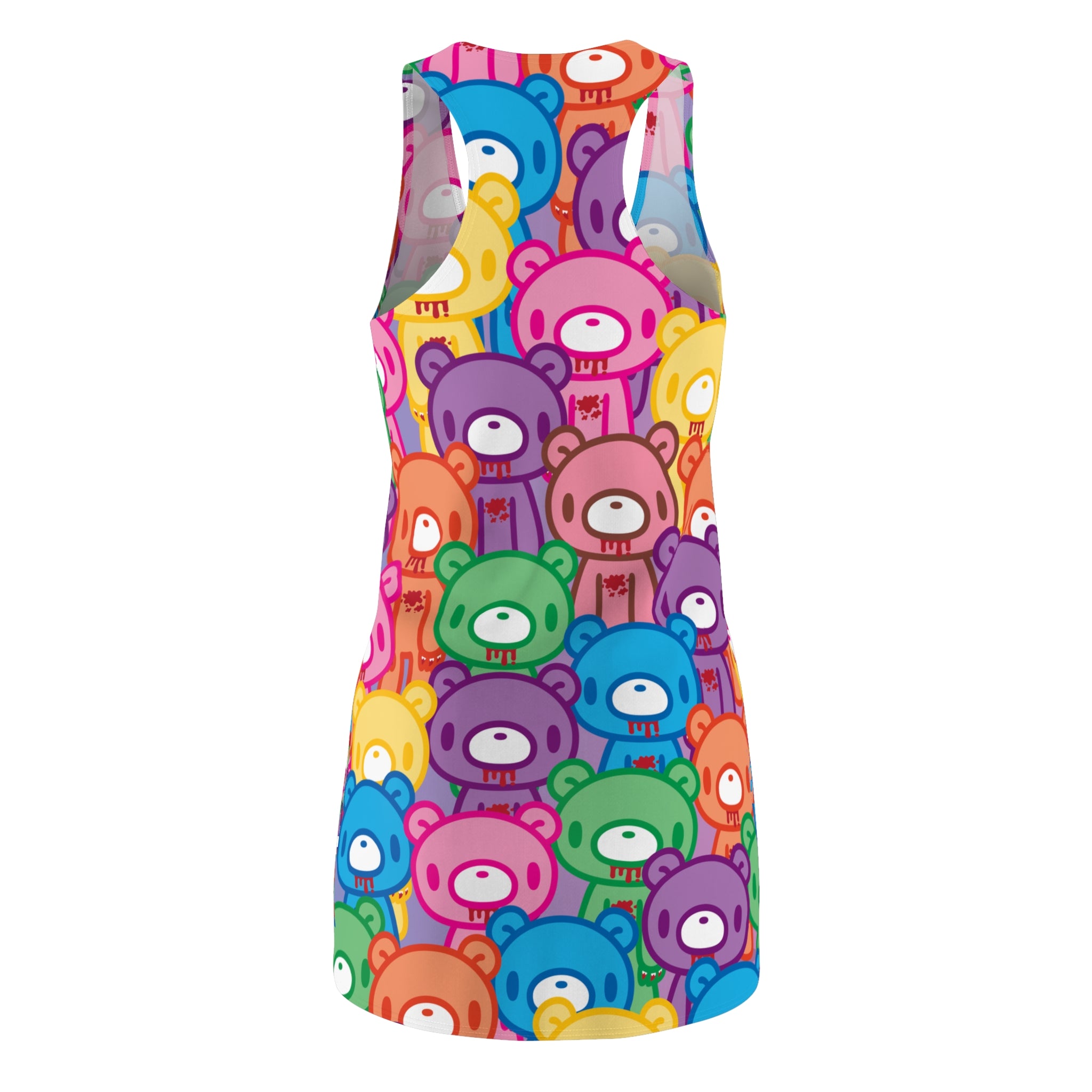 Gloomy Bear "Rainbow Dreams" Women's Cut & Sew Racerback Dress